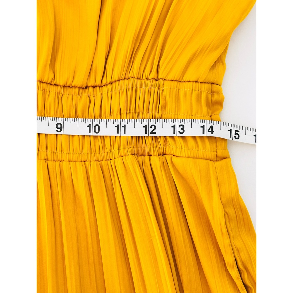 Anthropologie Somerset Maxi Dress — Mango — Size M — Silky Satin Feel - Picture 15 of 16